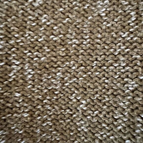 Madewell Button Down Cotton Boxy Cropped Long Sleeve Sweater Olive SZ S # 2394 - Picture 9 of 14